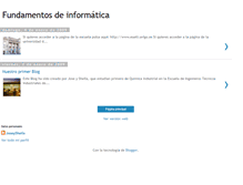Tablet Screenshot of fundamentosdeinformatica2009.blogspot.com