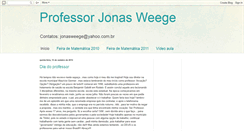 Desktop Screenshot of professorjonasweege.blogspot.com