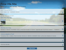 Tablet Screenshot of fincavillaalba.blogspot.com