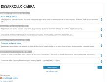 Tablet Screenshot of desarrollocabra.blogspot.com