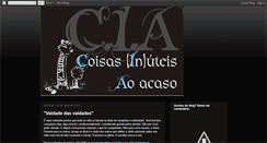 Desktop Screenshot of coisas-inuteis-aoacaso.blogspot.com