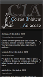 Mobile Screenshot of coisas-inuteis-aoacaso.blogspot.com