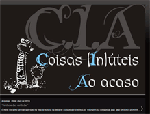 Tablet Screenshot of coisas-inuteis-aoacaso.blogspot.com