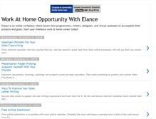 Tablet Screenshot of elanceprojects.blogspot.com