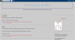 Desktop Screenshot of motvillig.blogspot.com