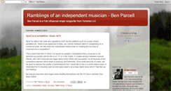 Desktop Screenshot of benparcell.blogspot.com