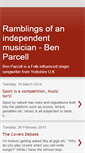 Mobile Screenshot of benparcell.blogspot.com