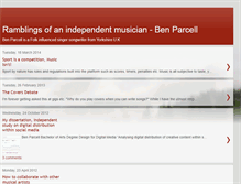 Tablet Screenshot of benparcell.blogspot.com