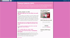 Desktop Screenshot of famouscelebrityoops.blogspot.com