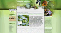 Desktop Screenshot of evolutiondelusion.blogspot.com