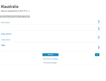 Tablet Screenshot of klaustralia.blogspot.com