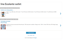 Tablet Screenshot of linaescalanteoutlet.blogspot.com