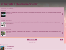 Tablet Screenshot of mitrayecto2juanitamartineziv.blogspot.com