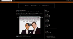 Desktop Screenshot of fwwclassical.blogspot.com