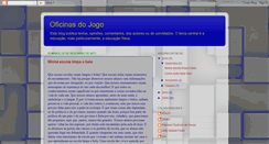 Desktop Screenshot of oficinasdojogo.blogspot.com