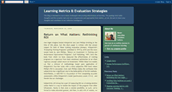Desktop Screenshot of learning-metrics.blogspot.com