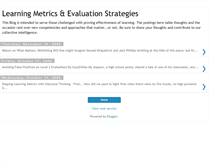 Tablet Screenshot of learning-metrics.blogspot.com