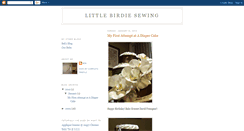 Desktop Screenshot of littlebirdiesewing.blogspot.com