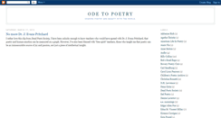 Desktop Screenshot of odetopoetry.blogspot.com