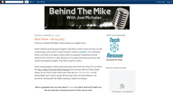 Desktop Screenshot of behindthemike.blogspot.com