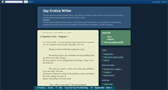 Desktop Screenshot of gayeroticawriter.blogspot.com