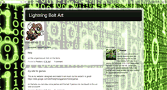 Desktop Screenshot of lightningboltart.blogspot.com