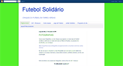 Desktop Screenshot of jogodefutebolsolidario.blogspot.com