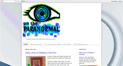 Desktop Screenshot of eyeontheparanormal.blogspot.com