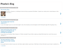 Tablet Screenshot of phoebeoblog.blogspot.com