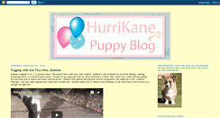 Desktop Screenshot of hurrikanepuppy.blogspot.com