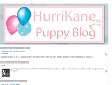 Tablet Screenshot of hurrikanepuppy.blogspot.com