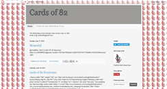 Desktop Screenshot of cardsof82.blogspot.com