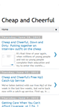 Mobile Screenshot of cheapancheerful.blogspot.com
