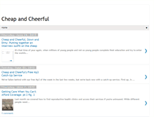 Tablet Screenshot of cheapancheerful.blogspot.com