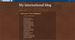 Desktop Screenshot of myinterenglish.blogspot.com