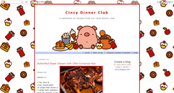 Desktop Screenshot of cincydinnerclub.blogspot.com