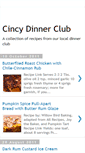 Mobile Screenshot of cincydinnerclub.blogspot.com