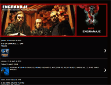 Tablet Screenshot of engranajerock.blogspot.com