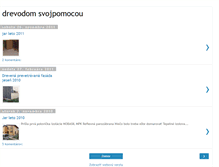 Tablet Screenshot of drevodomsvojpomocou.blogspot.com