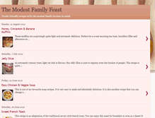 Tablet Screenshot of modestfamilyfeast.blogspot.com
