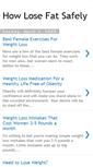 Mobile Screenshot of how-lose-fat-safely.blogspot.com