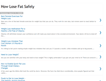 Tablet Screenshot of how-lose-fat-safely.blogspot.com