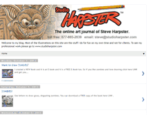 Tablet Screenshot of harpsterdraws.blogspot.com