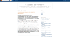 Desktop Screenshot of creditoeducativo.blogspot.com