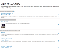 Tablet Screenshot of creditoeducativo.blogspot.com