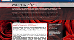 Desktop Screenshot of maltratoinfantilenelmundojuridico.blogspot.com