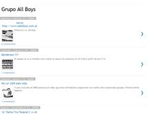 Tablet Screenshot of grupoallboys.blogspot.com