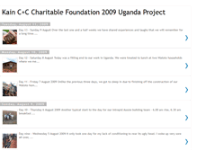 Tablet Screenshot of kain2009ugandaproject.blogspot.com