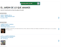 Tablet Screenshot of eljardindeloqueamamos.blogspot.com