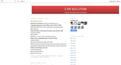 Desktop Screenshot of ihrsolution.blogspot.com